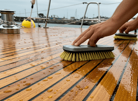 Teak Deck Cleaning & Restoration
